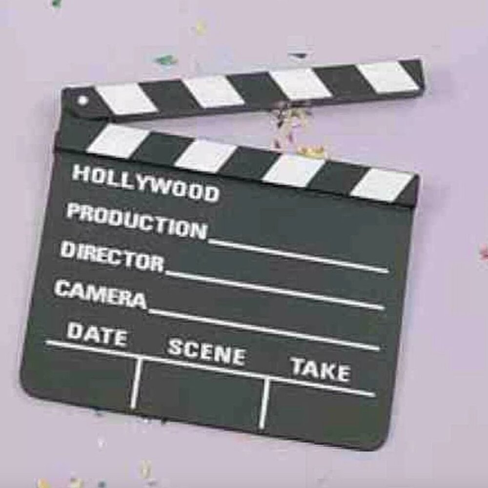 Forum Novelties Movie Clapper Board Memorabilia Birthday Decoration Keepsake